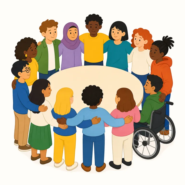 inclusive（含めた・形容詞）の覚え方イラスト — include を知っていれば覚えやすい語です