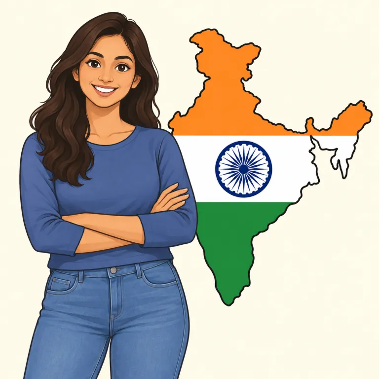 indian（インド人・noun）の覚え方イラスト