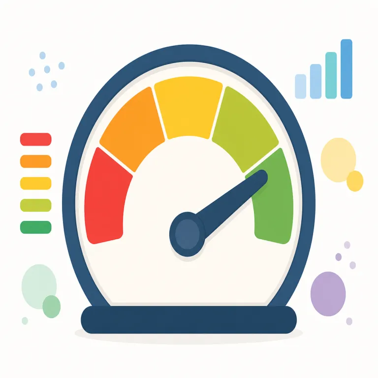 indicator（指標・名詞）の覚え方イラスト — indicator は indicate「示す」から来た「示すもの」です