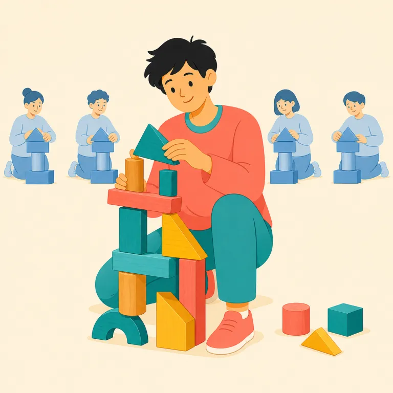 individualistic（個人主義的な・形容詞）の覚え方イラスト