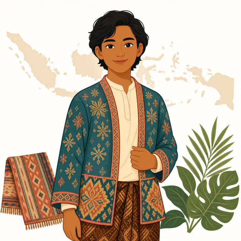 indonesian（インドネシア人・noun）の覚え方イラスト