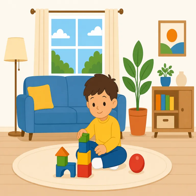 indoor（屋内・形容詞）の覚え方イラスト — in + door で「扉の内側」と捉えると覚えやすいです