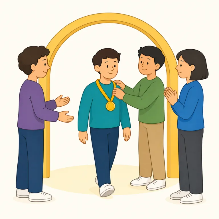 induct（正式に加入させる・動詞）の覚え方イラスト — induct は in「中へ」＋ duct 系（conduct, introduce などに見える「導く」仲間）とまとまりで捉えると覚えやすいです