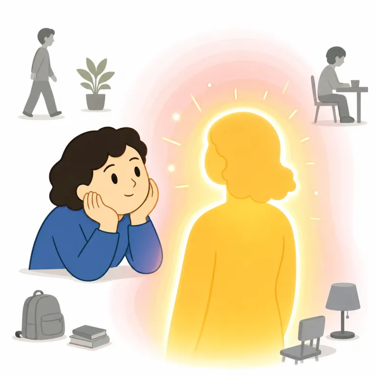 infatuation（のぼせ上がり・名詞）の覚え方イラスト — infatuation は infatuated「のぼせ上がった、夢中になった」の名詞形として見ると覚えやすい語です