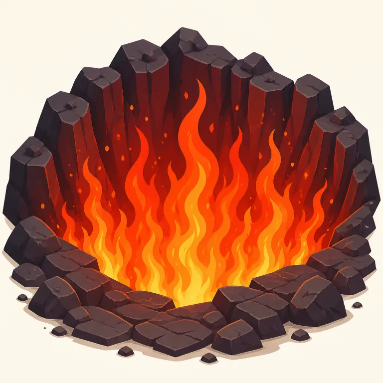 inferno（地獄・noun）の覚え方イラスト