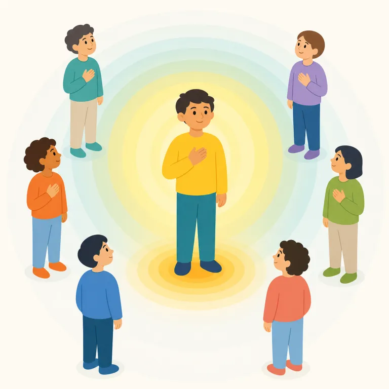 influential（影響力のある・形容詞）の覚え方イラスト — これは influential の「有力な」とは別に、人や物が他者の考え・行動・社会の流れに実際の影響を及ぼす「影響力のある」という意味で覚えます