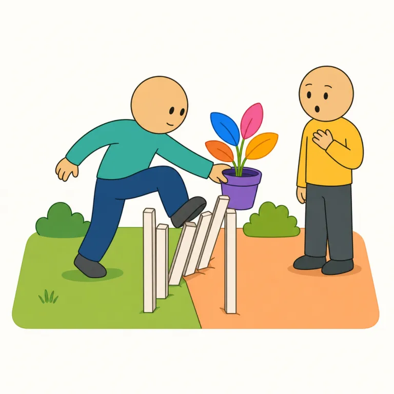 infringement（侵害・名詞）の覚え方イラスト — infringement は、まず動詞 infringe「権利・ルールを侵す」とセットで覚えると定着しやすいです