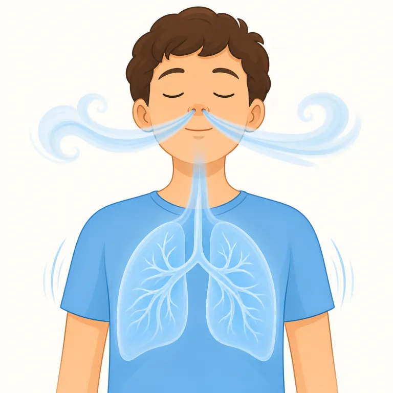 inhaleの覚え方イラスト