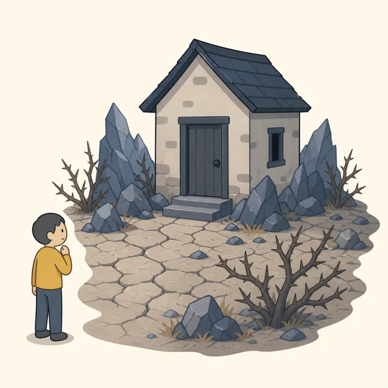 inhospitable（不親切な・形容詞）の覚え方イラスト
