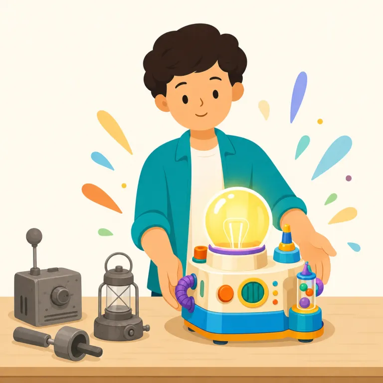 innovated（革新した・動詞）の覚え方イラスト — この「革新した」は、ただ新しいものを入れたというより、従来の方法や仕組みを大きく変えて新しい価値を生んだという強めの意味で覚える