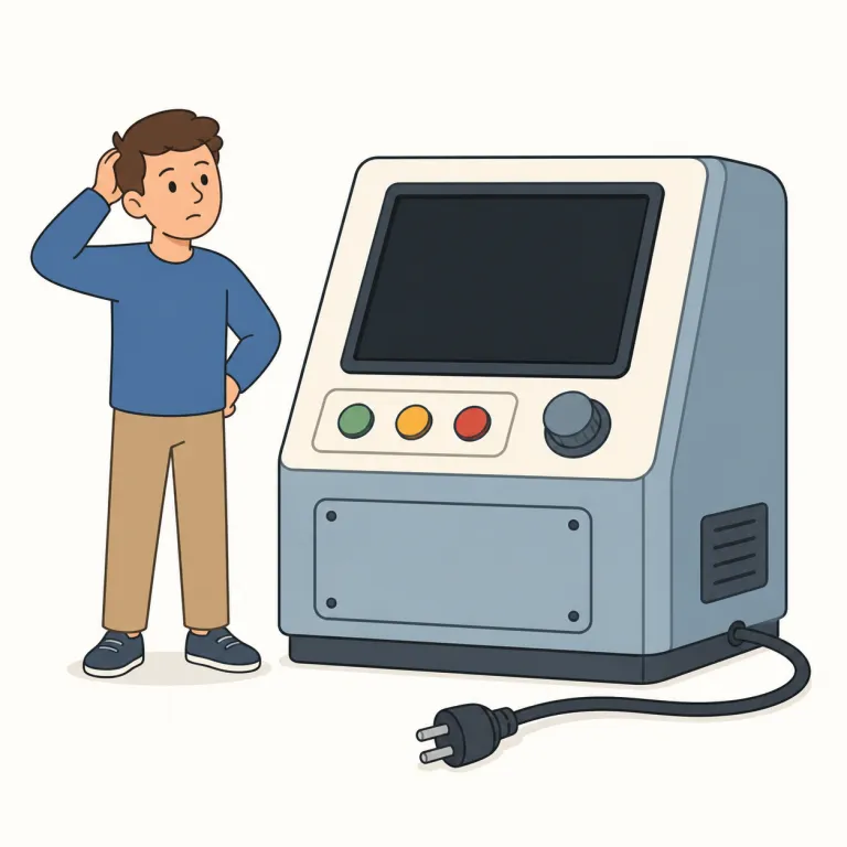 inoperative（動作不能／無効・形容詞）の覚え方イラスト — まず operate「動かす・作動する」を思い出し、operative は「動いている／有効な」