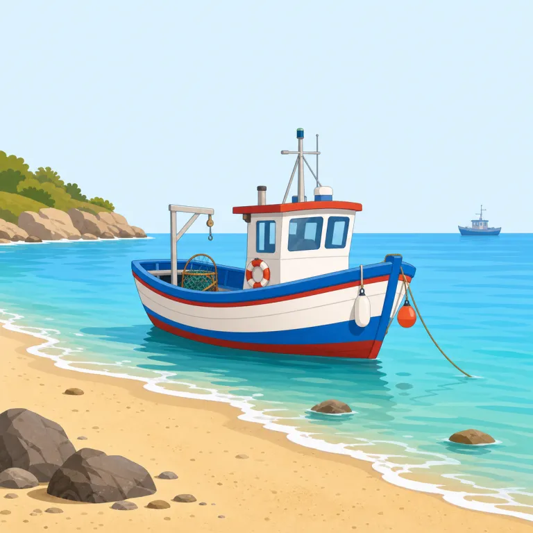inshore（沿岸の、海岸近くの・形容詞）の覚え方イラスト — offshore（沖合の）と対で覚えるのが最速です