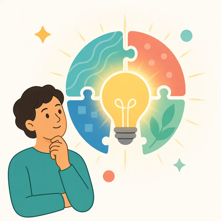 insight（洞察力・名詞）の覚え方イラスト — sight（見ること）が分かれば、insight は「中まで見えている理解」として覚えると定着します
