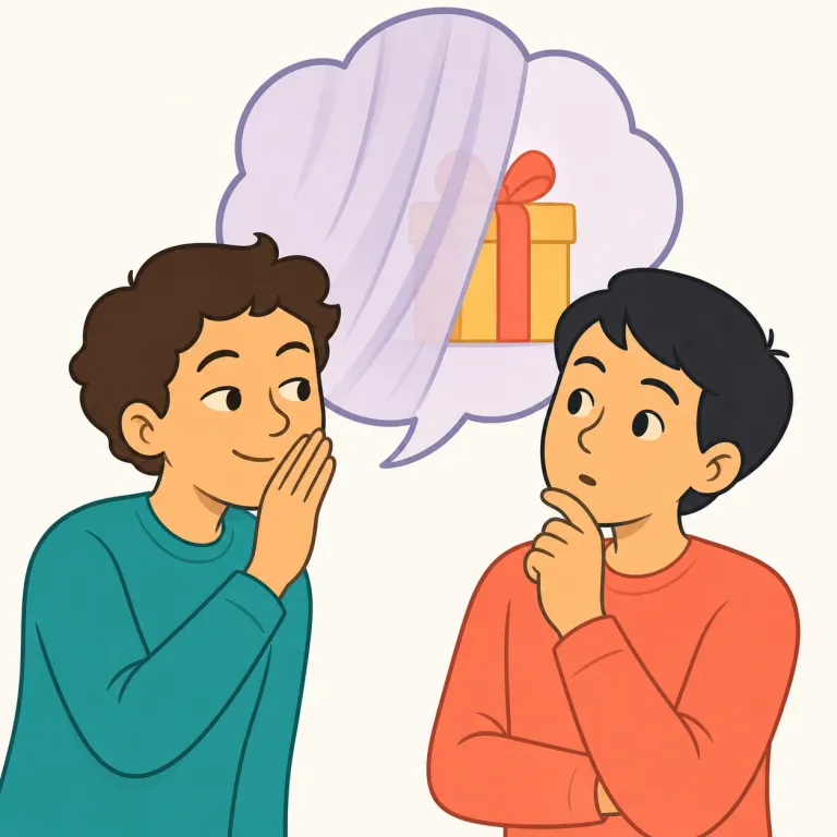 insinuating（含みのある、ほのめかすような・形容詞）の覚え方イラスト — まず基礎の insinuate「それとなくほのめかす」を押さえると、insinuating は「ほのめかしている感じ」の形容詞として取りやすいです