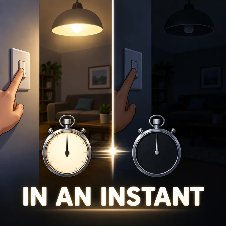 instant（瞬間・noun）の覚え方イラスト