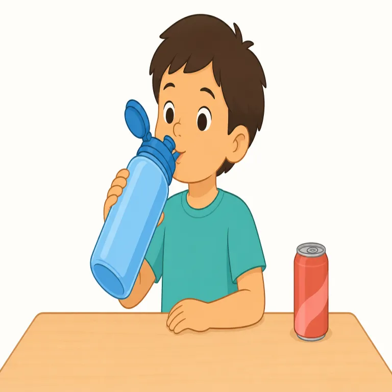 instead of（～の代わりに・前置詞）の覚え方イラスト — "instead of" は中心の instead を「その代わりに」と押さえ、そこに of が付いて「何の代わりか」を後ろで具体化する形だと覚えると使いやすい