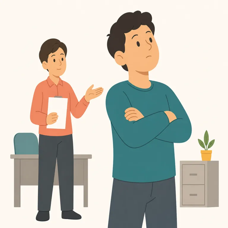 insubordination（不服従・名詞）の覚え方イラスト — subordinate（部下・従属する）を知っていると覚えやすい語です