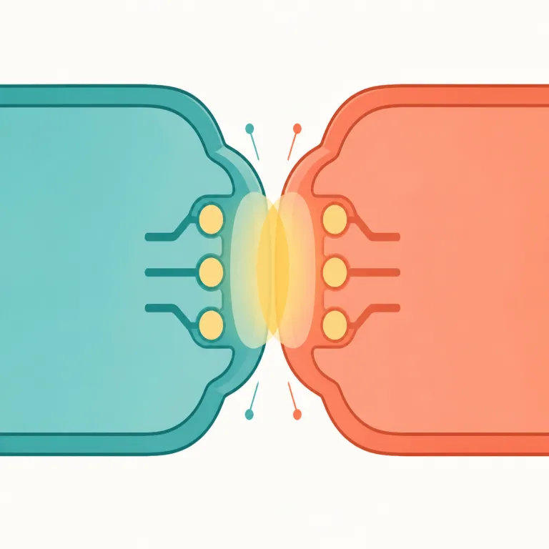 interface（接触する・verb）の覚え方イラスト
