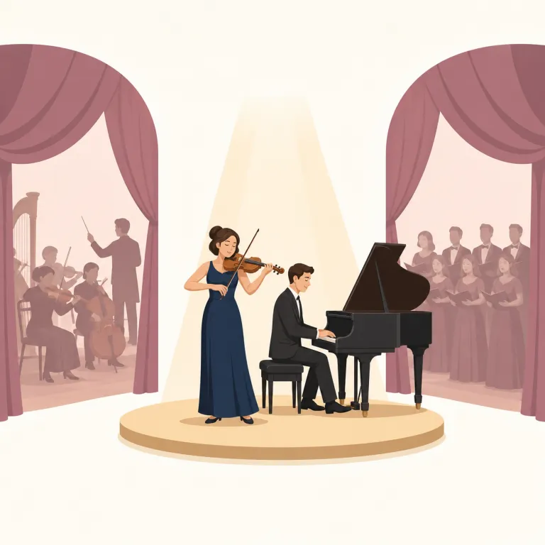 intermezzo（間奏曲・名詞）の覚え方イラスト — inter- を見たらまず「間」を連想