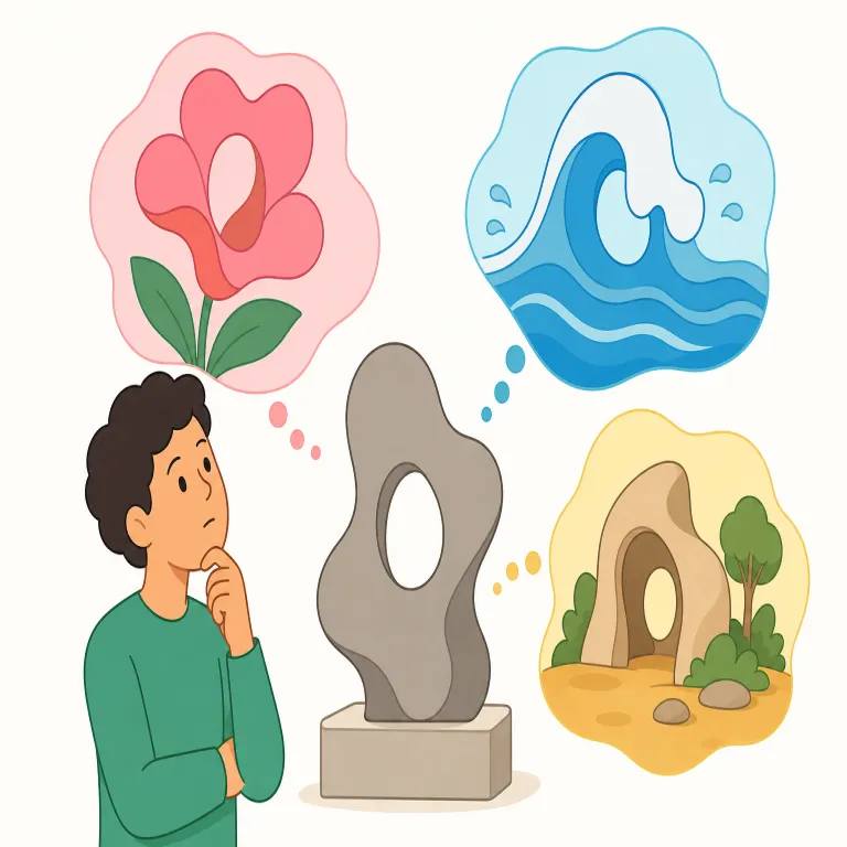 interpretative（解釈的な・形容詞）の覚え方イラスト — まず核は interpret「解釈する」