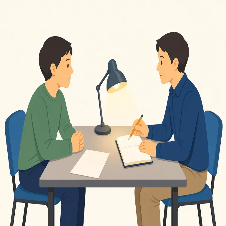 interrogationの覚え方イラスト