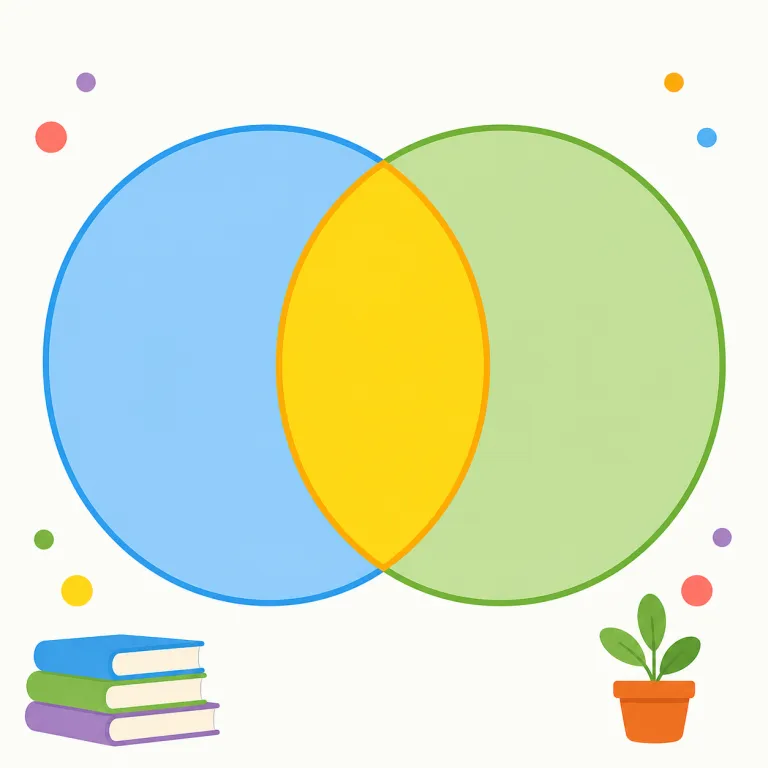 intersection（交差点・名詞）の覚え方イラスト — inter- は「〜の間」、section は「区切られた部分」と見て、複数の道路の“区切り”が中央で交わる場所だと押さえると覚えやすいです