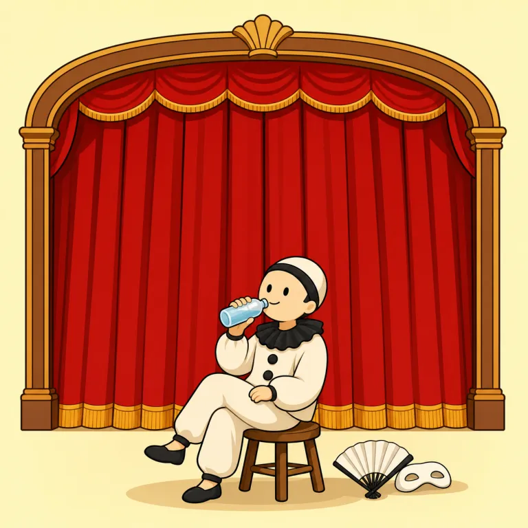 interval（休憩時間、幕間・noun）の覚え方イラスト