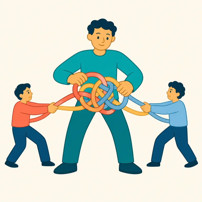 interventionist（介入主義の・形容詞）の覚え方イラスト — interventionist policy のように名詞を前から修飾する用法を意識すると覚えやすいです