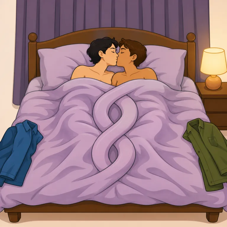 intimacy（性的関係・noun）の覚え方イラスト