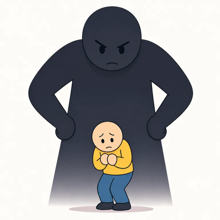 intimidationの覚え方イラスト