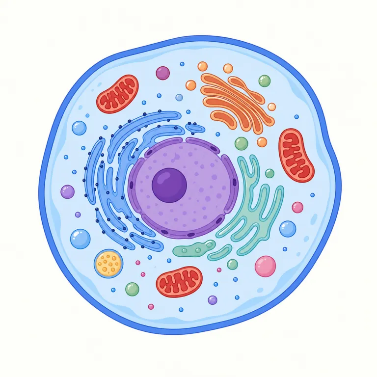 intracellular（細胞内・形容詞）の覚え方イラスト — intra- は「内部」、cellular は「細胞の」という形で見ると、まず “cell の内側にある” という骨格で覚えられます