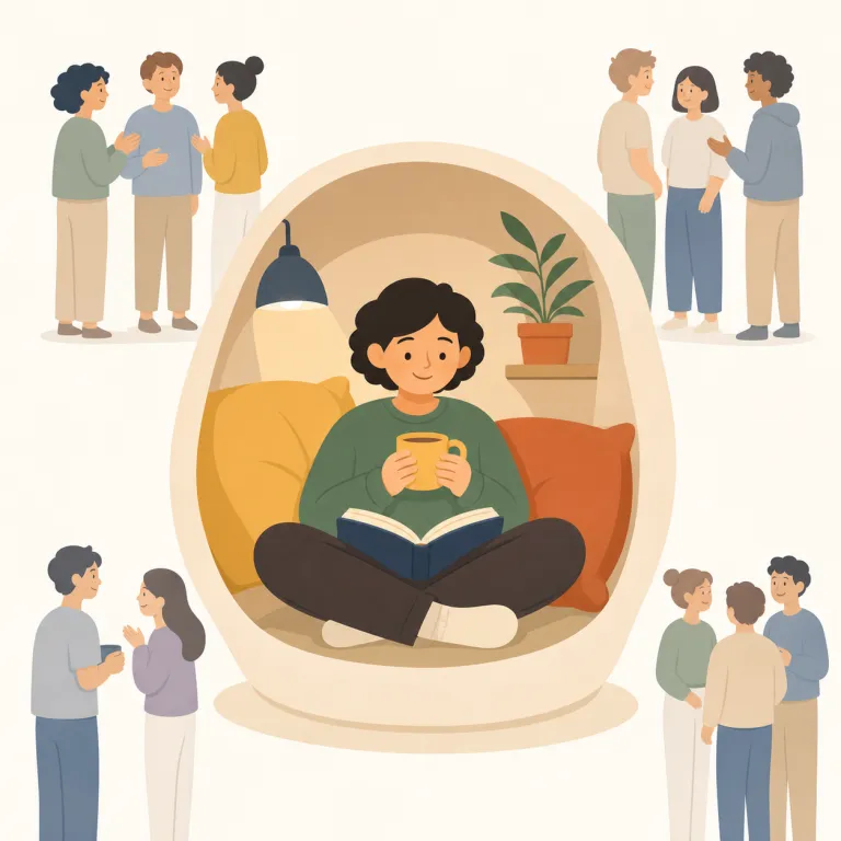 introvert（内向的な人・名詞）の覚え方イラスト — まず extrovert と対で覚えると定着しやすいです