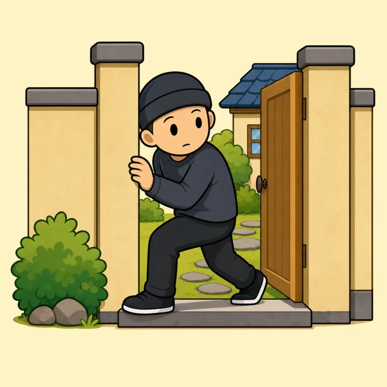 invader（侵入者・noun）の覚え方イラスト