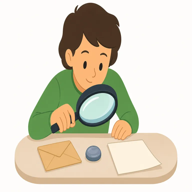 investigate（調査する・動詞）の覚え方イラスト — このエントリの investigate は、警察が事件を「捜査する」という基本義ではなく、原因・問題・苦情などを系統立てて「調査する」意味で覚えます