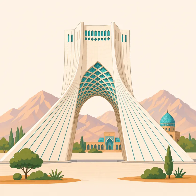 iran（イラン）の覚え方イラスト — Iran は国名なので必ず大文字で Iran と書く