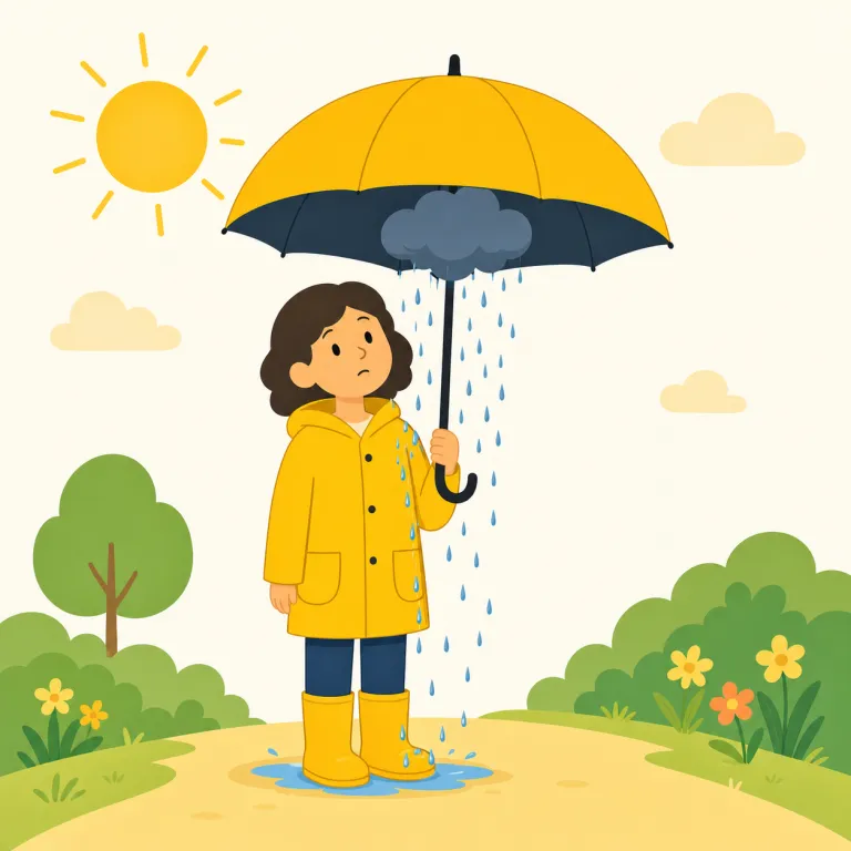 ironically（皮肉なことに・副詞）の覚え方イラスト — ironically は ironic に副詞語尾 -ly が付いた形で、出来事の結果が期待と逆になったことを文全体にコメントする語です