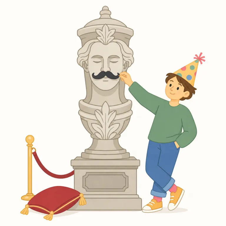 irreverence（不敬・名詞）の覚え方イラスト — revere（敬う）、reverent（うやうやしい）を知っていれば、irreverence は ir-「not」が付いた“敬意のなさ”と捉えやすい