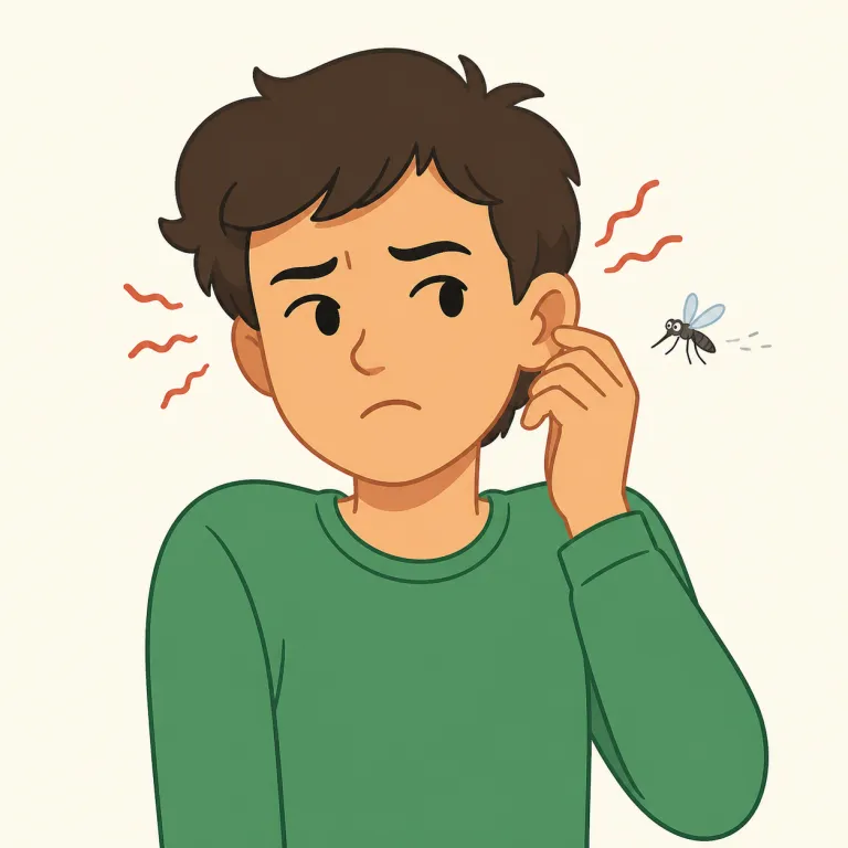 irritating（イライラする・形容詞）の覚え方イラスト — irritating は irritate「いら立たせる」から来た形容詞で、音、態度、遅れ、習慣などが人をイライラさせる性質を表します