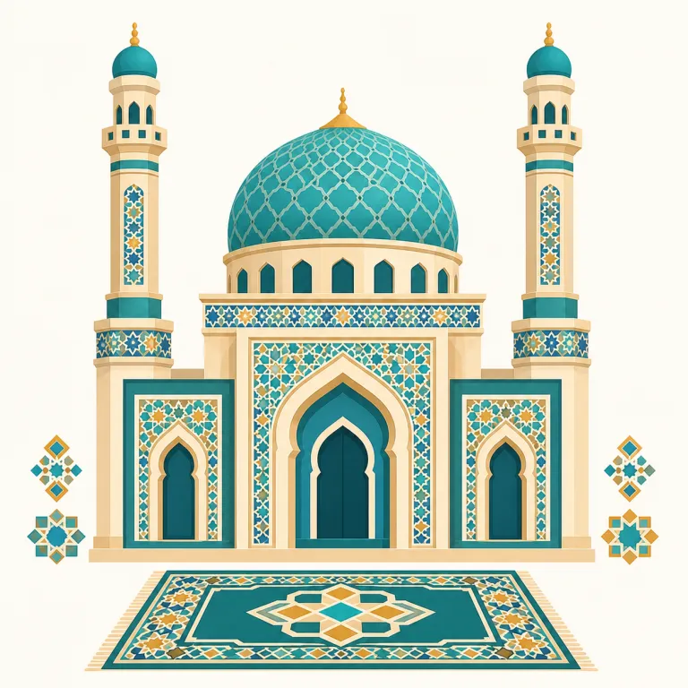 Islamic（イスラム教の、イスラムの・形容詞）の覚え方イラスト — Islam に形容詞を作る -ic が付いた形なので、まず "Islam + ic = イスラムに関する" とまとめて覚えると定着しやすいです