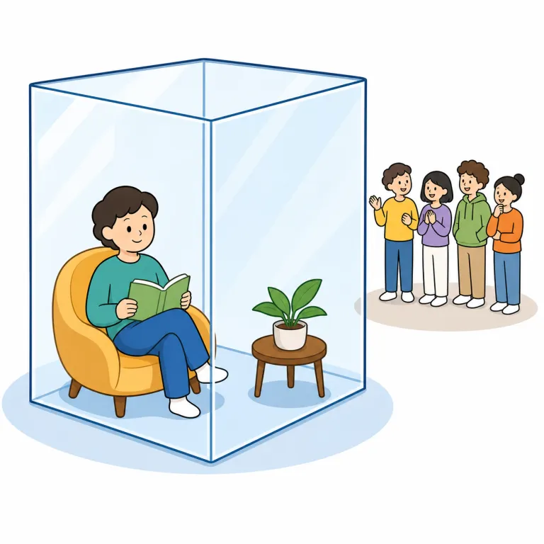 isolated（隔離された・adjective）の覚え方イラスト