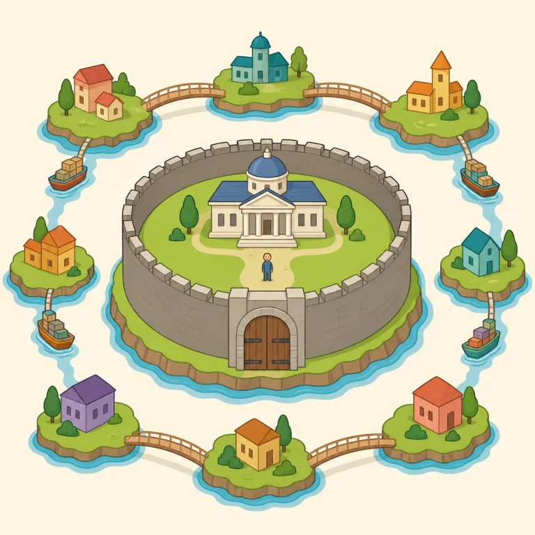 isolationism（孤立主義・名詞）の覚え方イラスト — まず isolate（孤立させる）を知っていると入りやすい語です