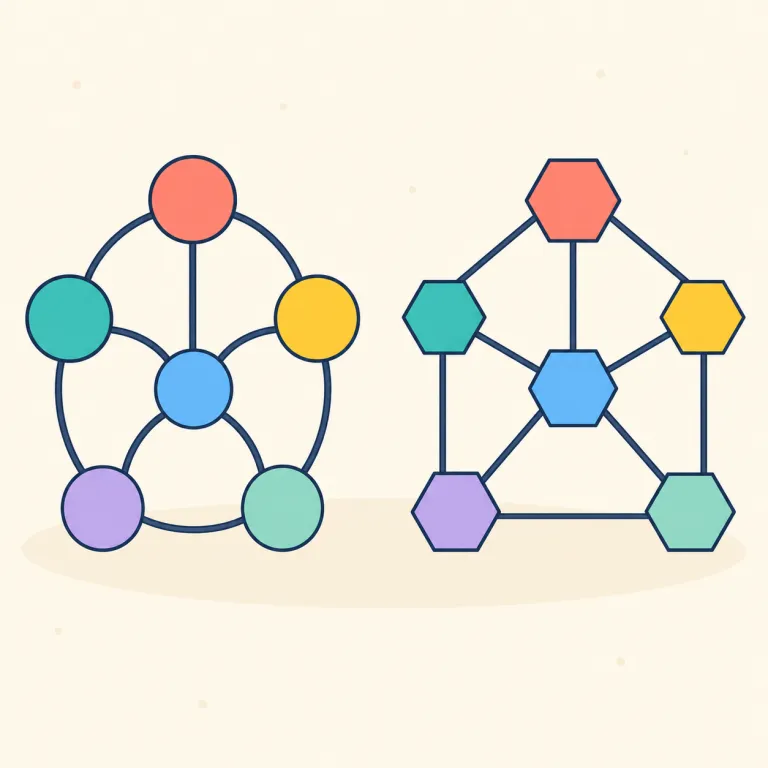isomorphic（同型の・形容詞）の覚え方イラスト — isomorphic は、まず iso- を「same の印」、-morphic を「form / shape の仲間」と見て、same form ではなく「対応関係が同じ」と…