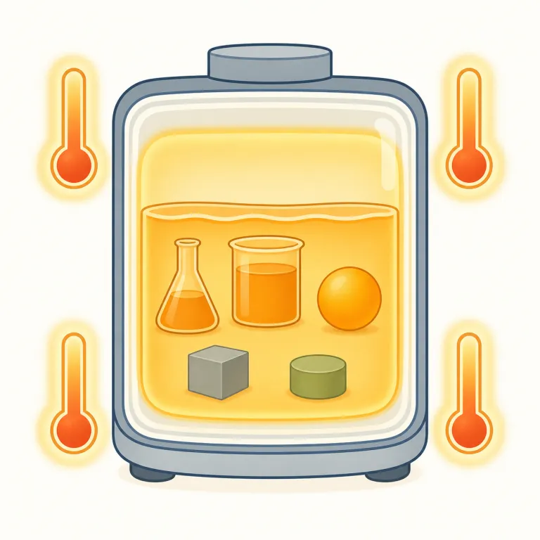 isothermal（等温・形容詞）の覚え方イラスト — isothermal は iso-「同じ」+ thermal「熱・温度」で見ると覚えやすい語です