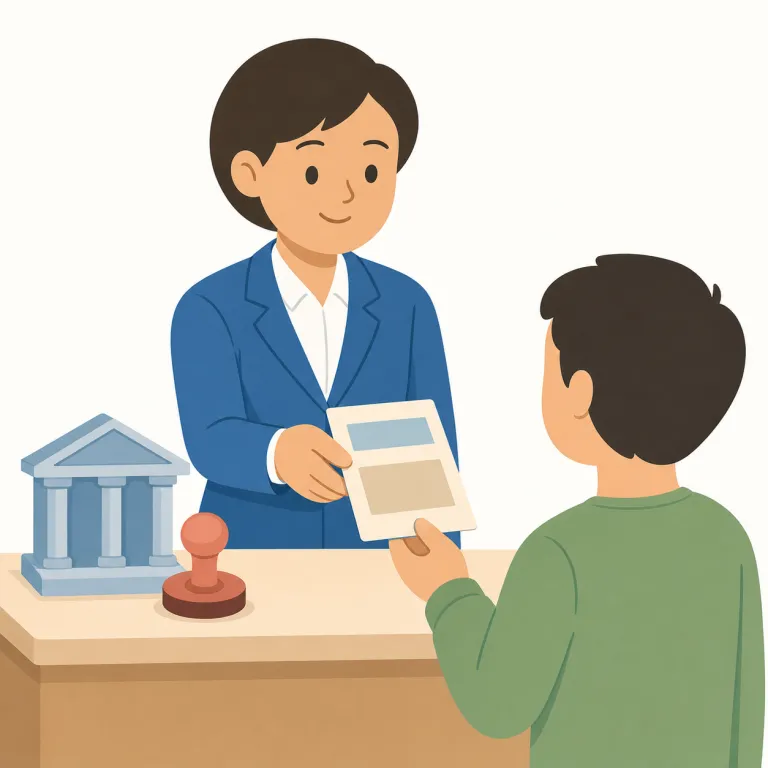 issuer（発行者・名詞）の覚え方イラスト — issuer は issue + -er で覚えるのが最短です