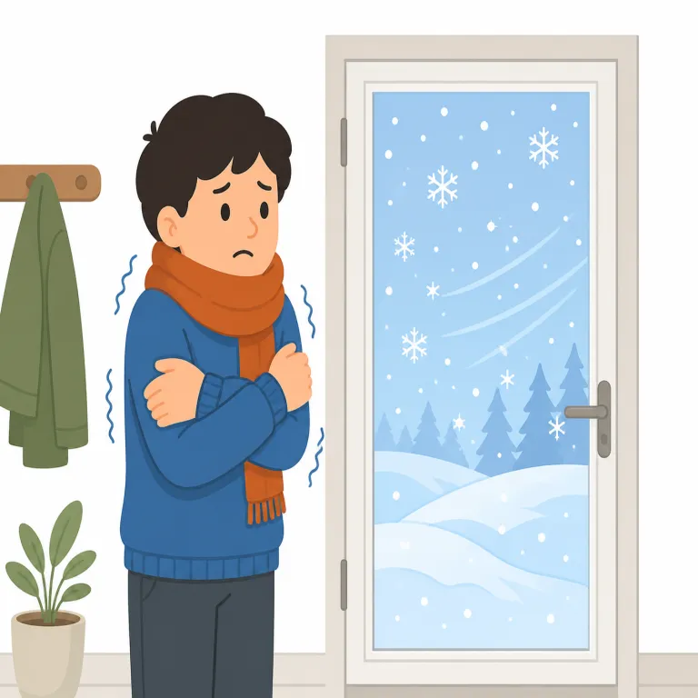 it's too cold to go out（外に出るには寒すぎる）の覚え方イラスト — 文全体を『型』で覚えるのが近道です