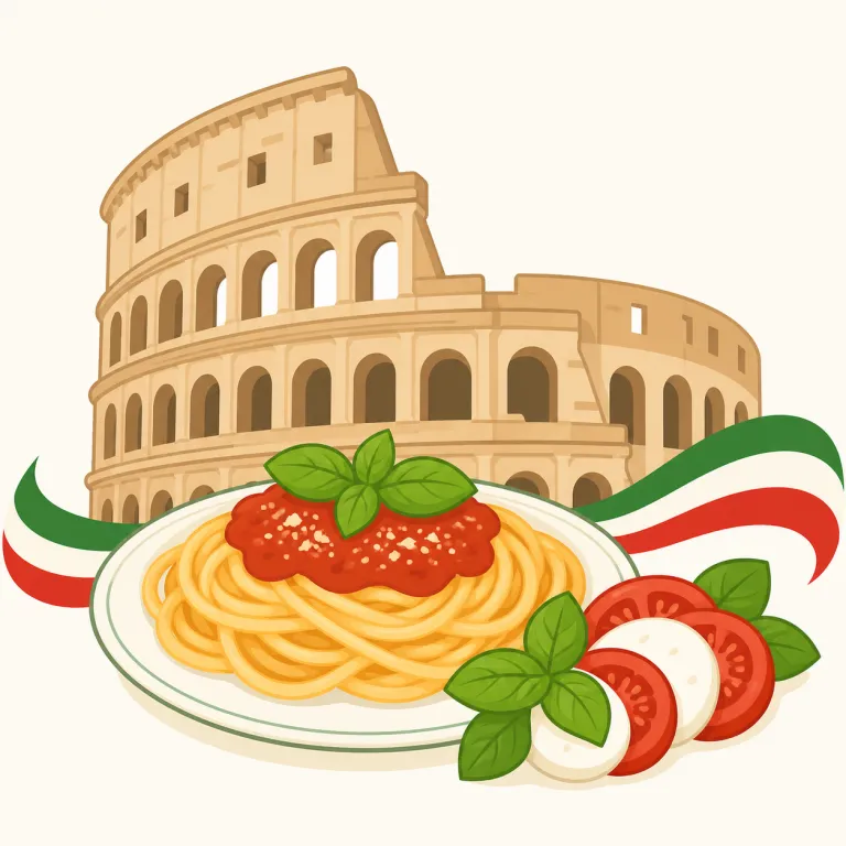 italian（イタリアの・形容詞）の覚え方イラスト — Italy という国名に -ian が付いて「イタリアに属する・関係する」という形容詞になった形です