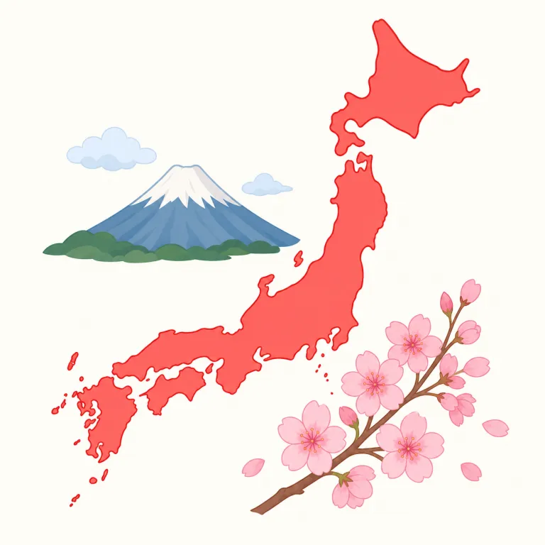 japan（日本・名詞）の覚え方イラスト — Japan は Japan のように語呂合わせ不要の基本固有名詞