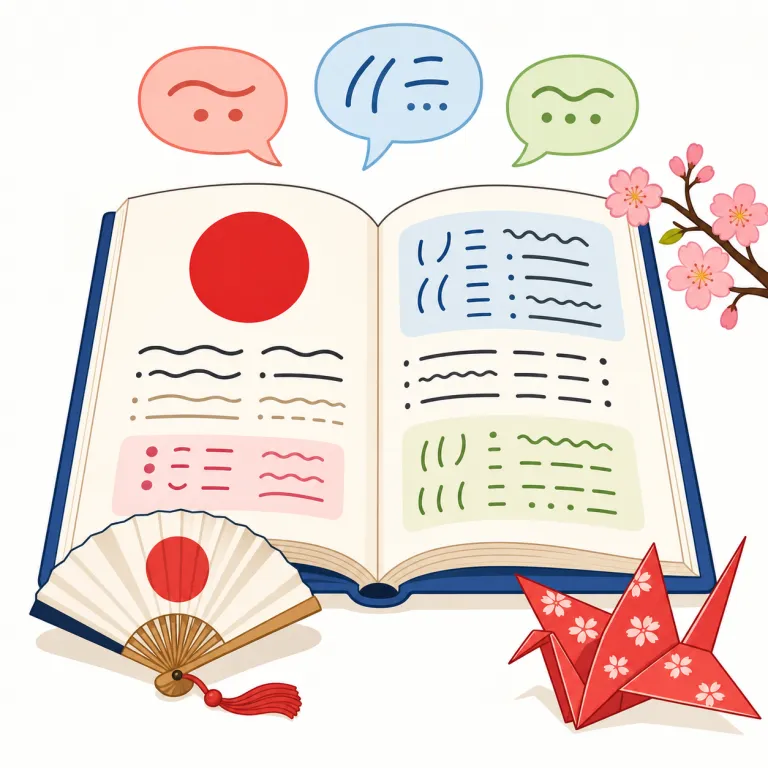 japanese（日本の・形容詞）の覚え方イラスト — Japanese food や Japanese design の Japanese は、後ろの名詞に「日本との結びつき」という札を付ける働きをする