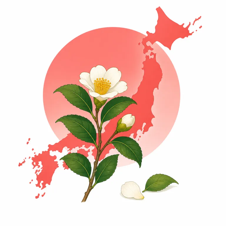 japonica（日本原産を示す学名語・名詞）の覚え方イラスト — Japan を土台にした学名語だと押さえると覚えやすいです