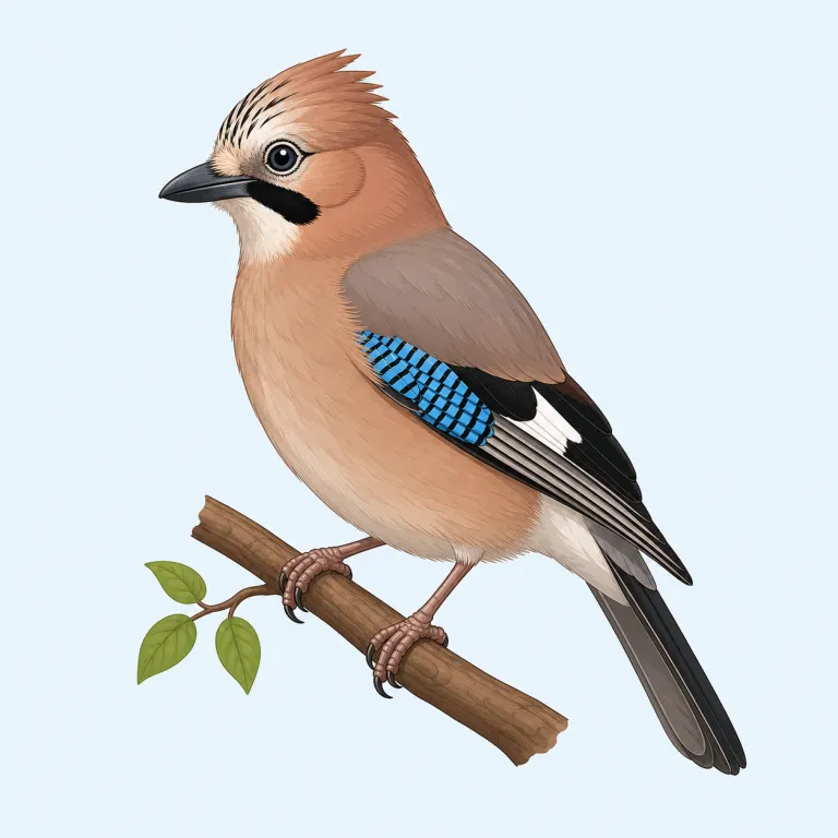jay（カケス・名詞）の覚え方イラスト — 鳥の名前は短い語が多く、jay もそのタイプだとまとめて覚えると残りやすいです